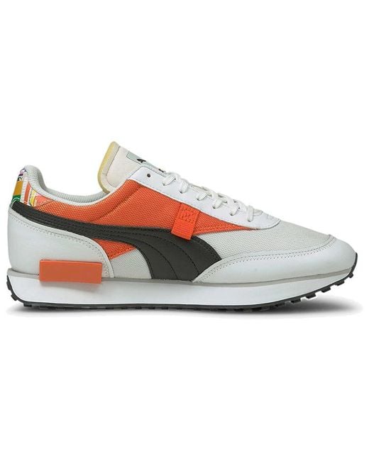 PUMA White Future Rider 'International Game' for men