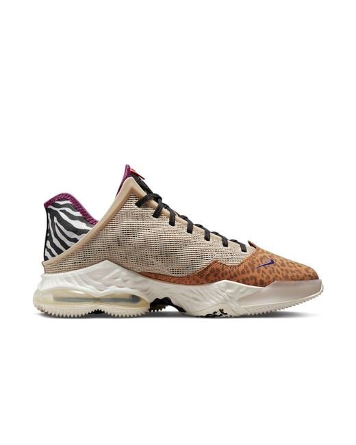 Nike Brown Lebron 19 Low 'Safari' for men