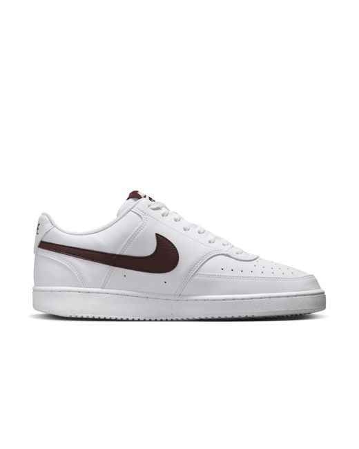 Nike White Court Vision Low Next Nature Burgundy Crush' for men