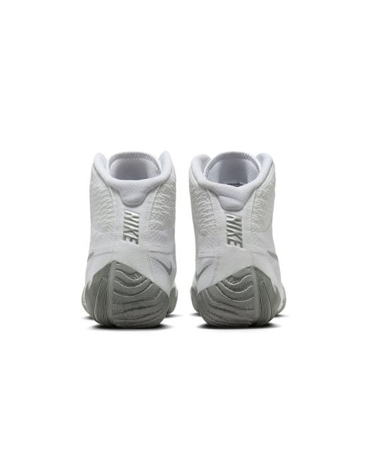 Nike Gray Tawa Wrestling Shoes Metallic' for men