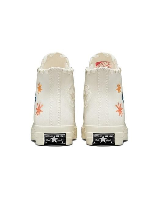 Converse White (Wmns) Chuck 70 High 'Embroidered Floral