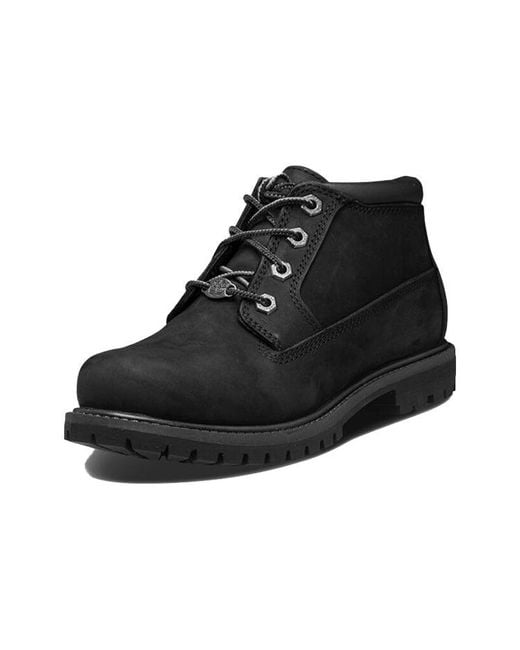 Timberland Black (Wmns) Nellie Waterproof Chukka Wide Fit Boots