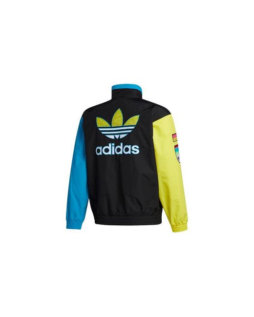 Adidas Blue Originals Shadow Tr Wb Sports Jacket for men