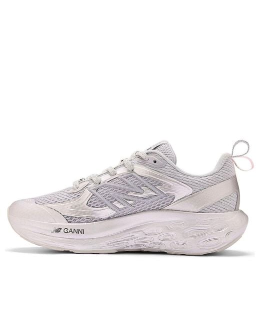 New Balance White X Ganni Fresh Foam Trainer 'Futuristic' for men