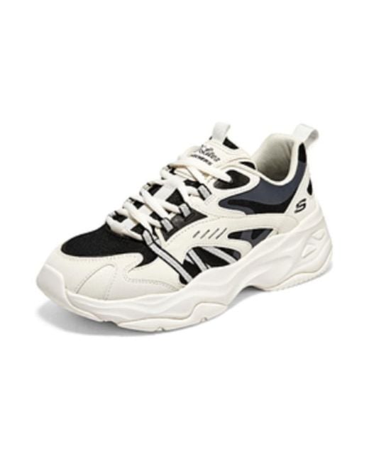 Skechers White (Wmns) D'Lites 4.0 'Natural'