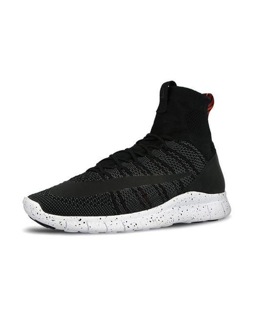 Nike Black Free Flyknit Mercurial for men