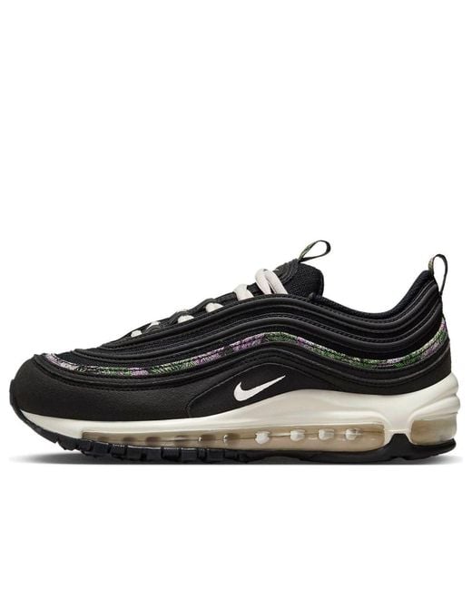 Nike Black Air Max 97 'Next Nature Floral Tapestry' for men