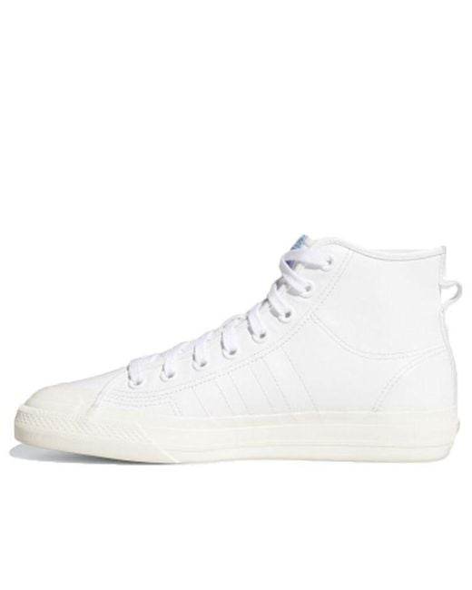 Adidas White Nizza Hi Rf for men