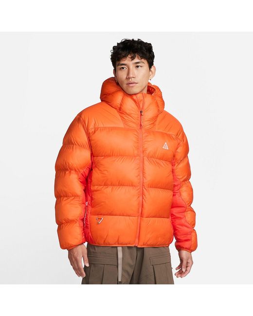 Nike Orange Acg Therma-Fit Adv Lunar Lake Puffer Jacket 'Safety' for men