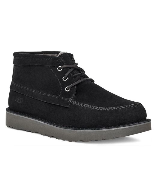 Ugg Black Campout Chukka Low Top Casual Martin Boots for men