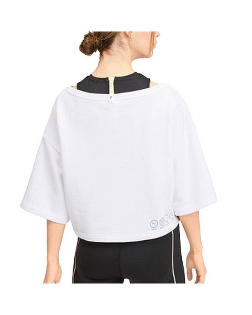 PUMA White (Wmns) Alphabet Printing Pullover