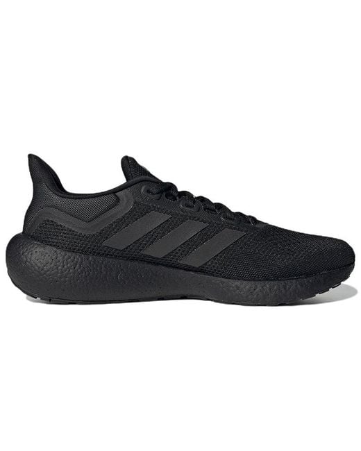 Adidas Black Pureboost 22 'Triple' for men