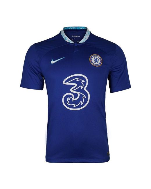 Nike Blue Chelsea Fc 22/23 Stadium Home Dri-Fit Football Jersey for men