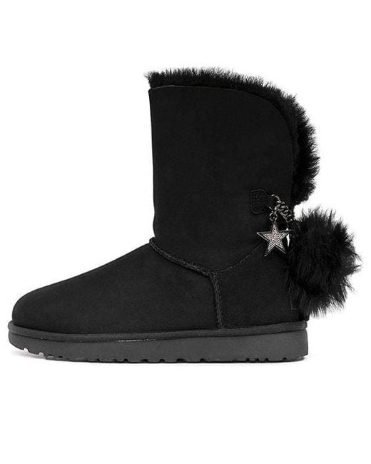 Ugg Black (Wmns) Classic Bling Charm Boot