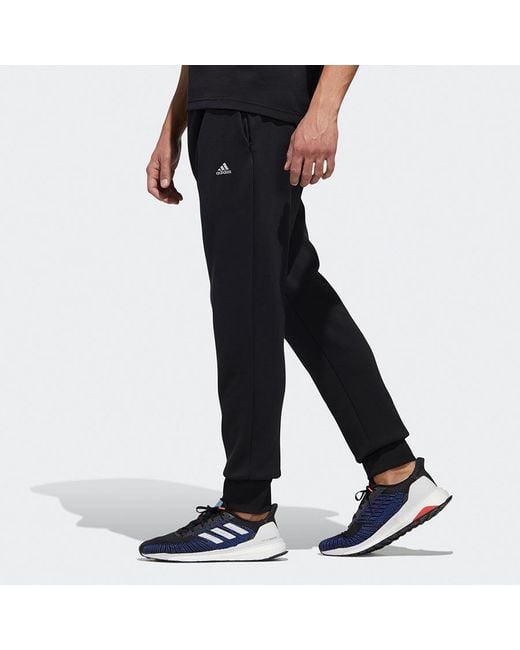 Adidas Black Wj Pnt Swt Stylish Sports Pants/Trousers/Joggers for men