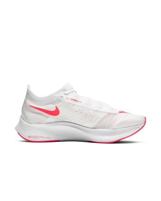 Nike zoom fly 3 white/metallic summit white/laser crimson online
