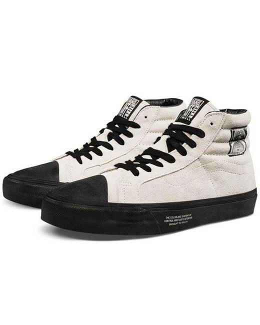 Vans Black X Former Sk8-Hi 138 Shoes Suede/Bone for men