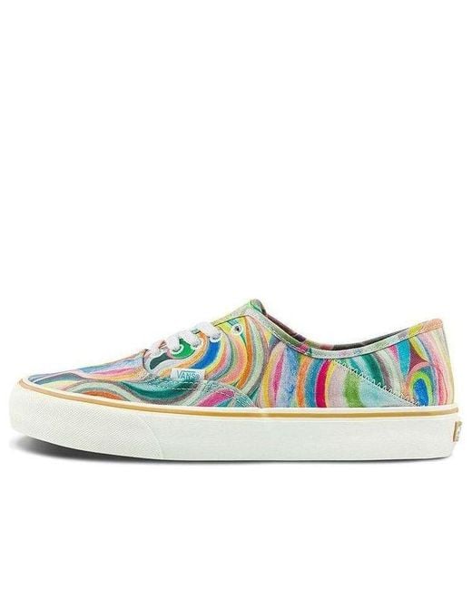 Vans Blue Chris Johanson X Authentic Sf 'Swirl' for men
