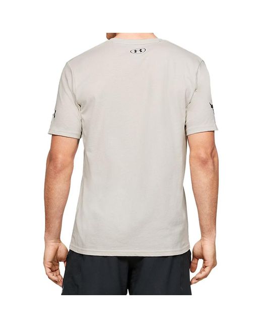 Under Armour White Project Rock Training Sports for men