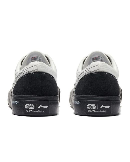 Li-ning Black Skateboarding Low X Star Wars