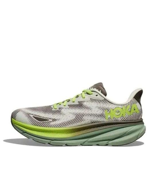Hoka One One Green Clifton 9 Gtx 'Slate Aloe Vera' for men