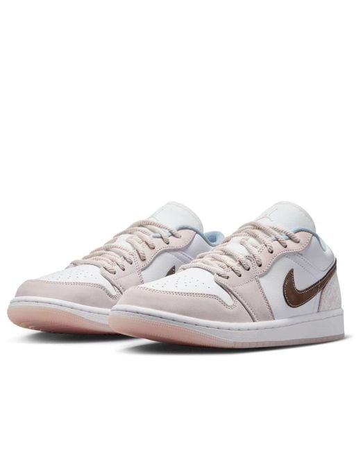 Nike White (Wmns) 1 Low 'Light Soft'