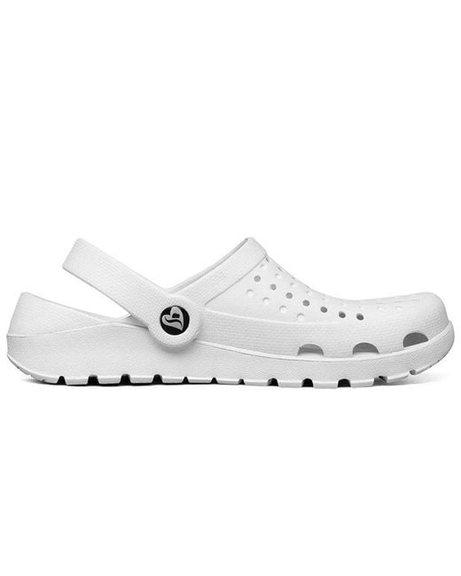 Skechers White (Wmns) Footsteps Clogs