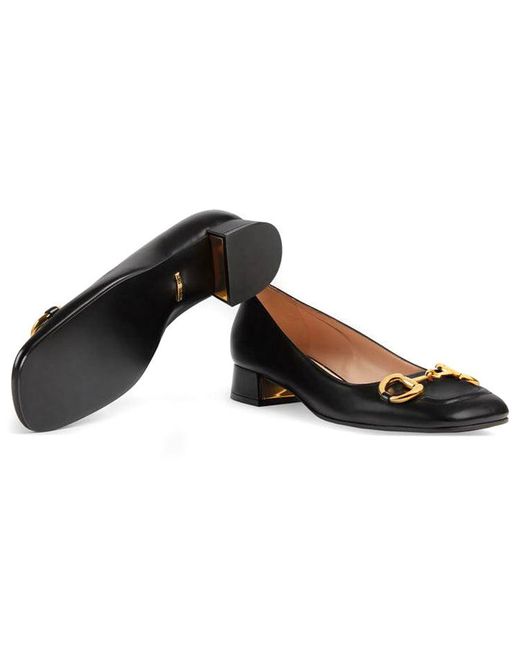 Gucci Black (Wmns) Ballet Flat With Horsebit Leather'