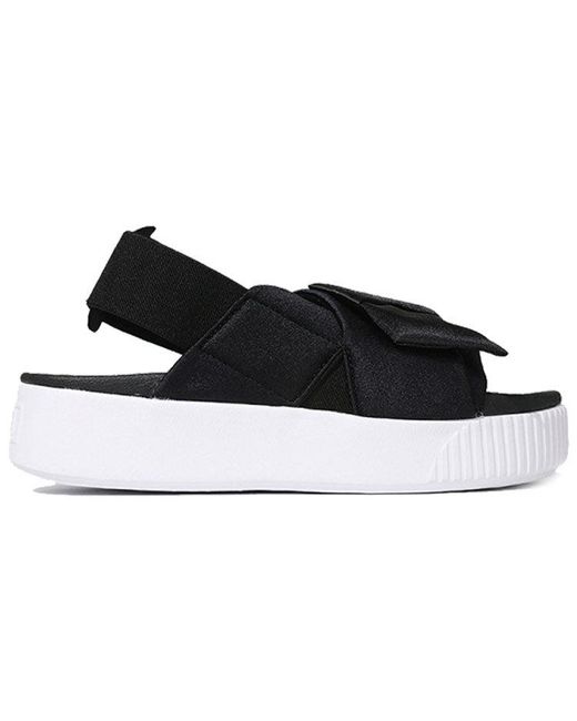PUMA Black (Wmns) Platform Slide K