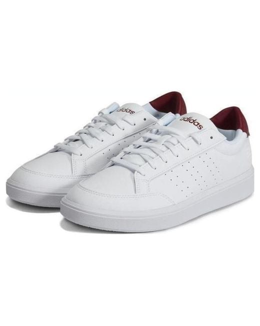 Adidas White Nova Court Shadow' for men