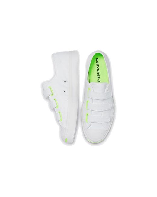 Converse White Jack Purcell Low Easy-On Ghost' for men