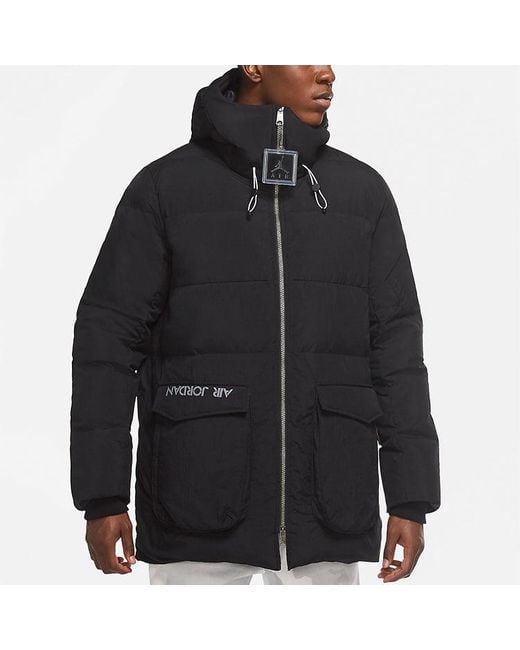 Nike Black Casual Sports Hooded Stay Warm Down Jacket for men