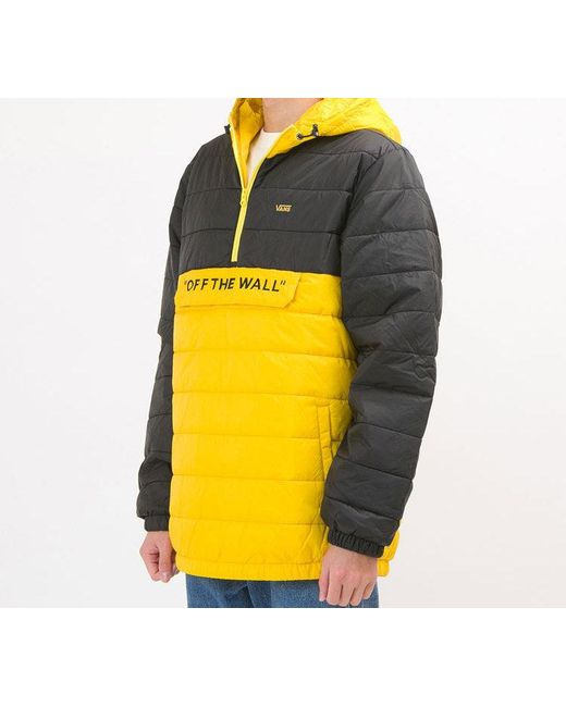 Vans Yellow Carlon Anorak Puffer Jacket for men