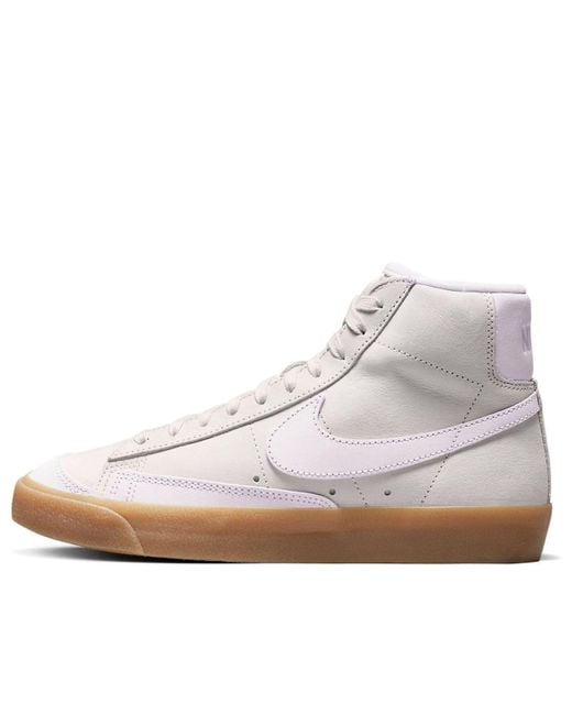Nike White (Wmns) Blazer Mid Premium 'Pearl Gum'