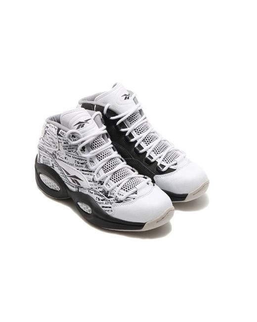 Reebok White Question Mid 'Misunderstood' for men