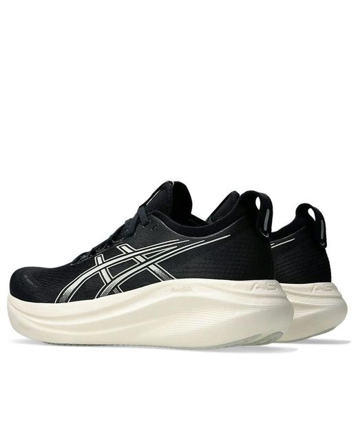 Asics Black Gel Nimbus 27 Running Shoe for men