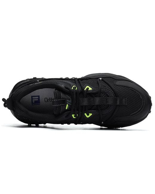 Fila Black Outdoor Runner Low for men
