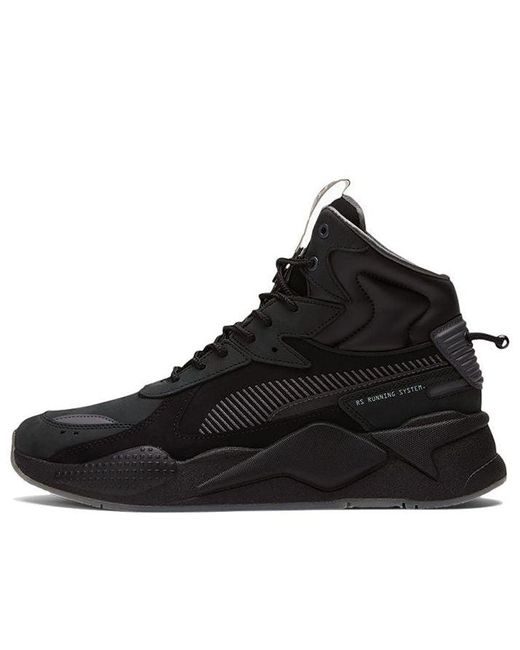 PUMA Black Rs-X Mid Militia Asphalt' for men