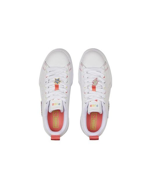 PUMA White (Wmns) Mayze 'Pierced