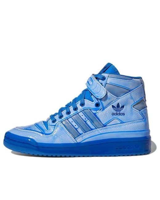Adidas Blue Jeremy Scott X Forum High 'Dipped for men