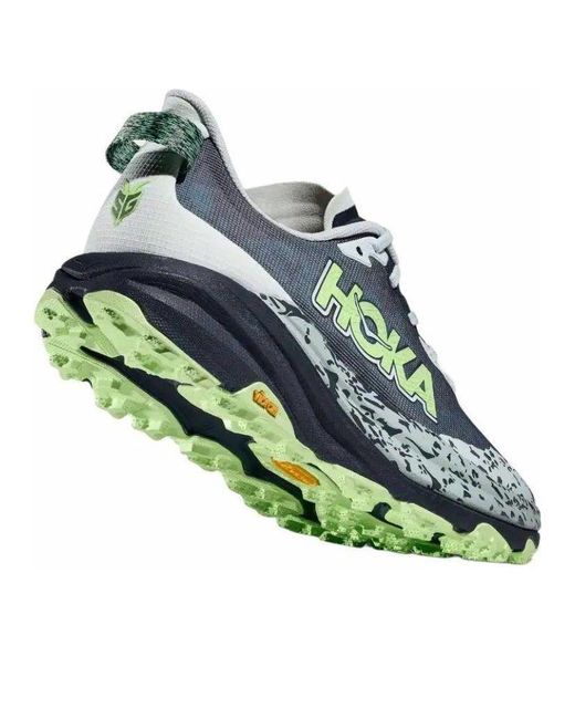 Hoka One One Blue Speedgoat 6 Wide 'Droplet Nautical Dusk' for men