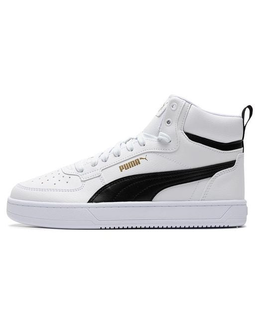 PUMA White Caven 2.0 Mid for men