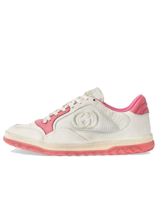 Gucci White Mac80 Leather Low-top Trainers
