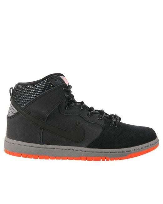 Nike Black Sb Dunk High Prm Shield Reflective' for men