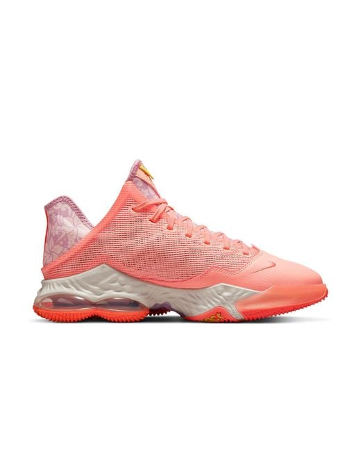 Nike Pink Lebron 19 Low for men