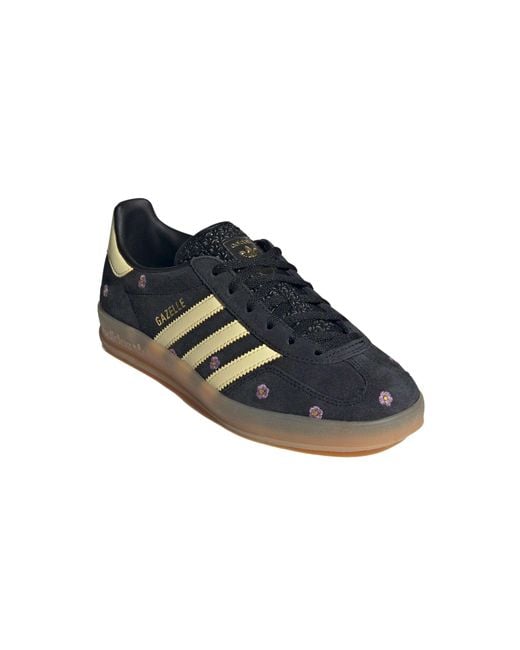 Adidas Blue (Wmns) Gazelle Indoor Almost Floral'