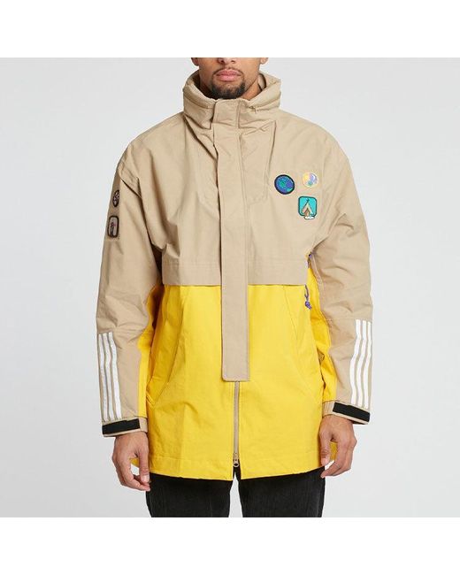 Adidas Yellow X Pharrell Hu Crossover H 3L Jacket for men