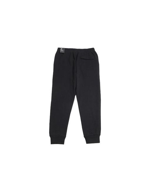 Nike Blue Sports Fleece Lined Knit Bundle Feet Casual Long Pants for men