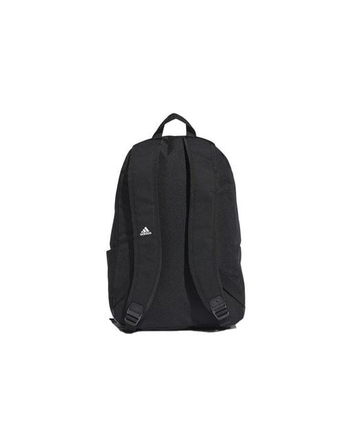 Adidas Black Classic Twill Fabric Backpack for men