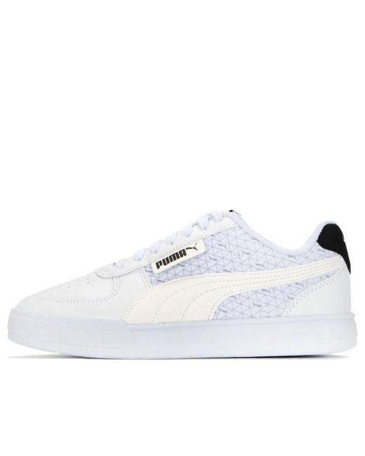 PUMA White Caven Logo Power for men